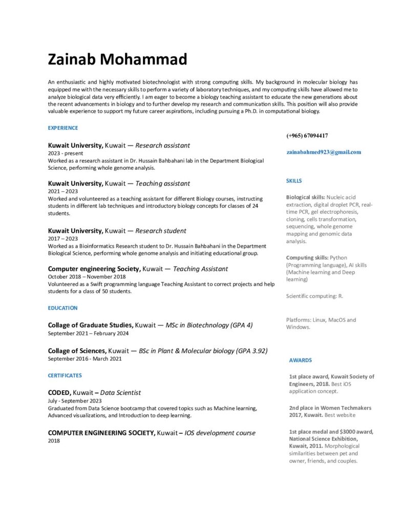 thumbnail of CV_Zainab_Mohammad